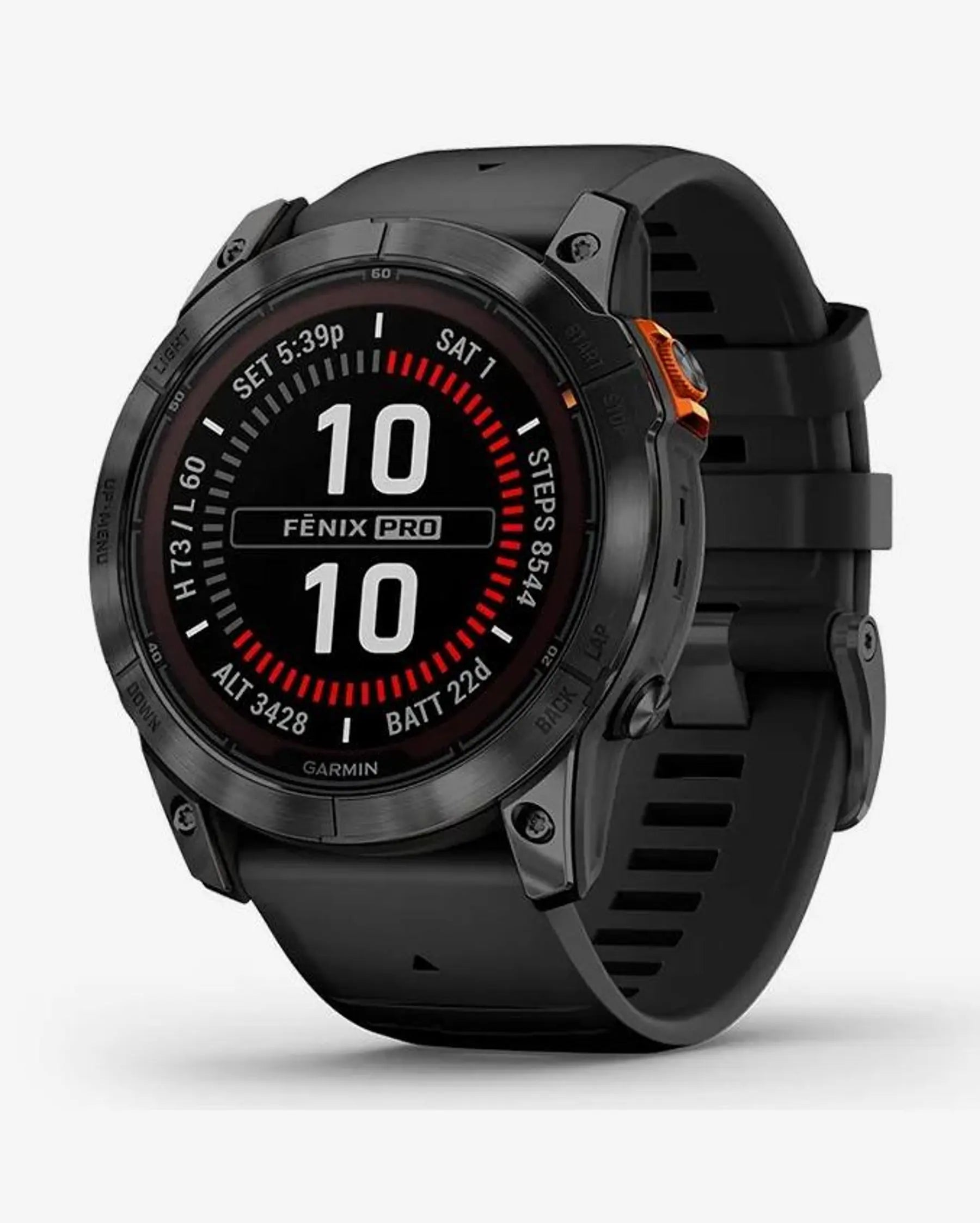 Reloj GPS Garmin Fenix 7X Pro Solar gris oscuro