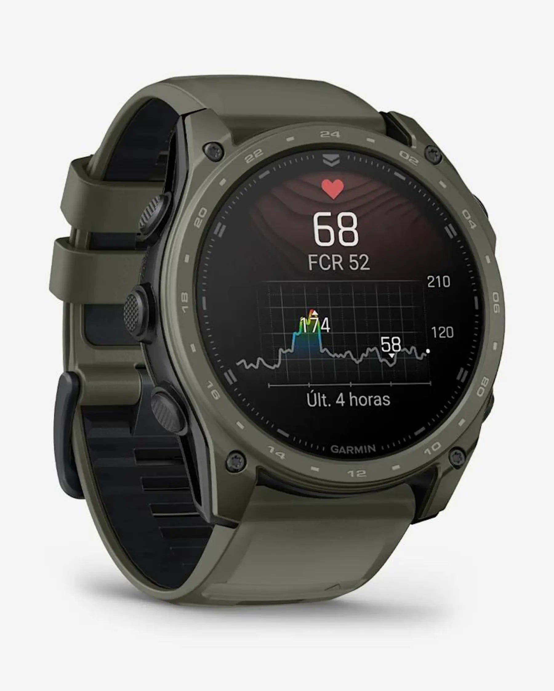 Garmin Tactix 8 AMOLED 51mm Verde Cerakote Nuevo