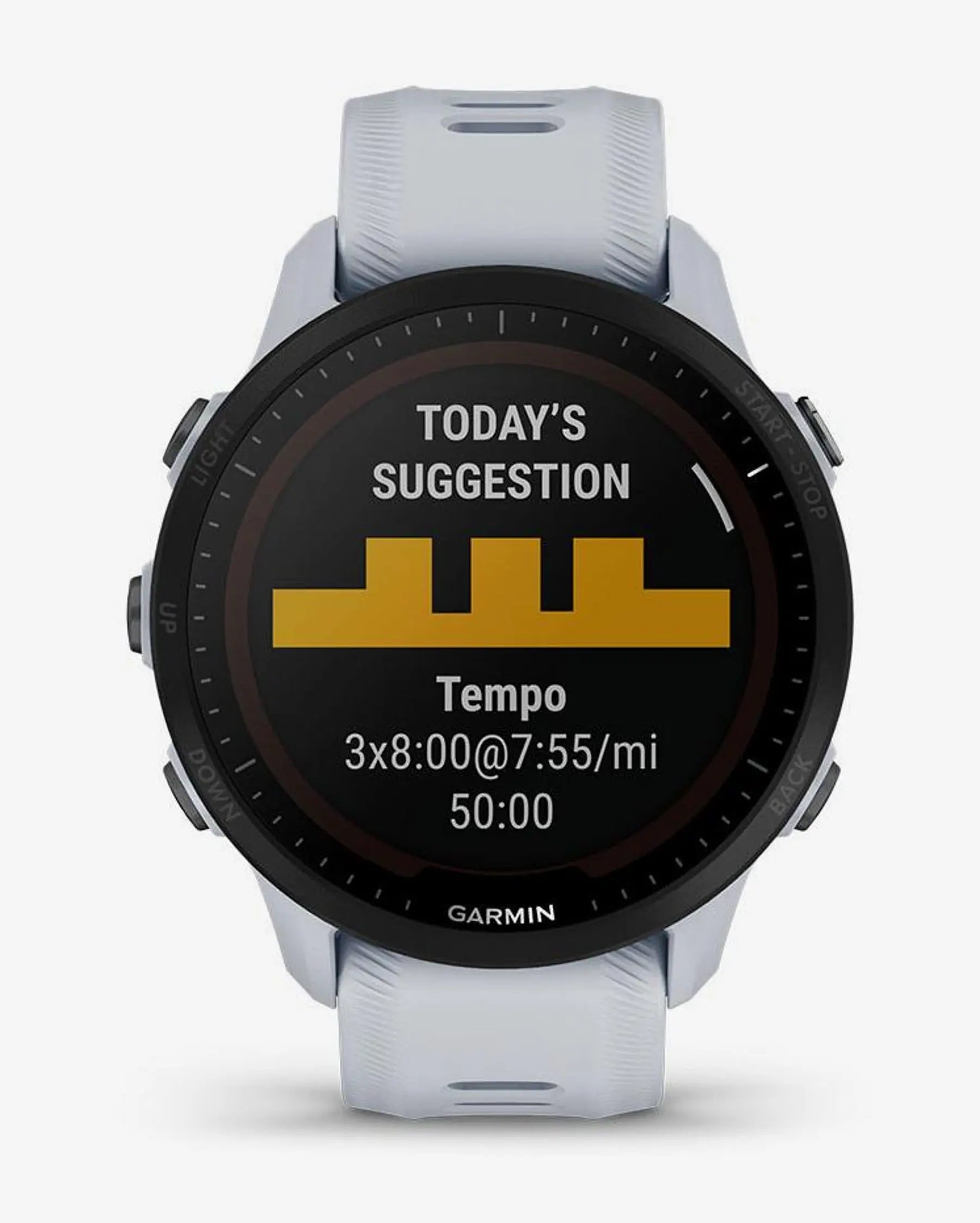 Reloj GPS Garmin Forerunner 955 Solar Blanco