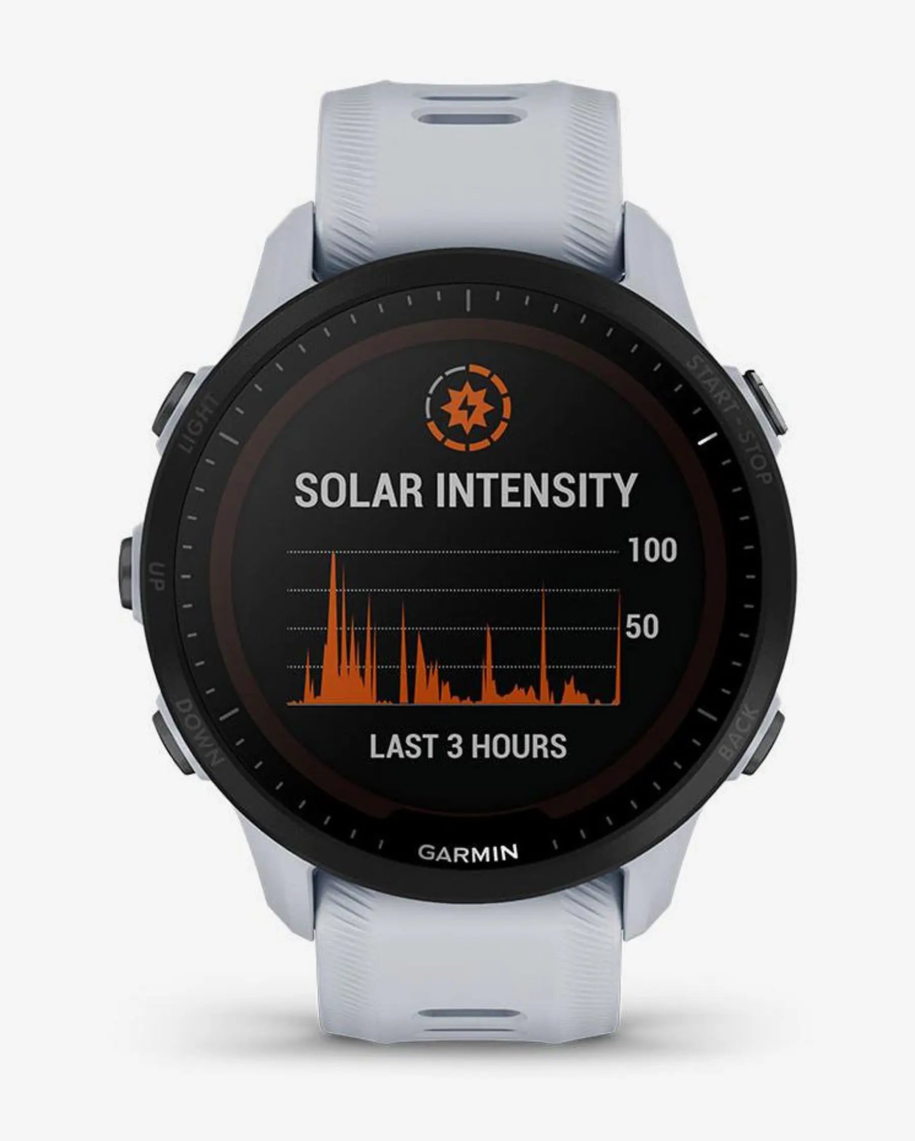 Reloj GPS Garmin Forerunner 955 Solar Blanco