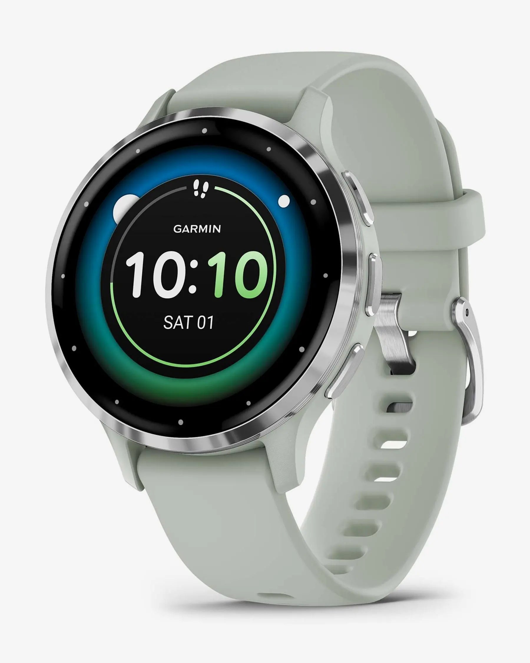 Garmin Venu 3S Smartwatch Plata con Correa Verde