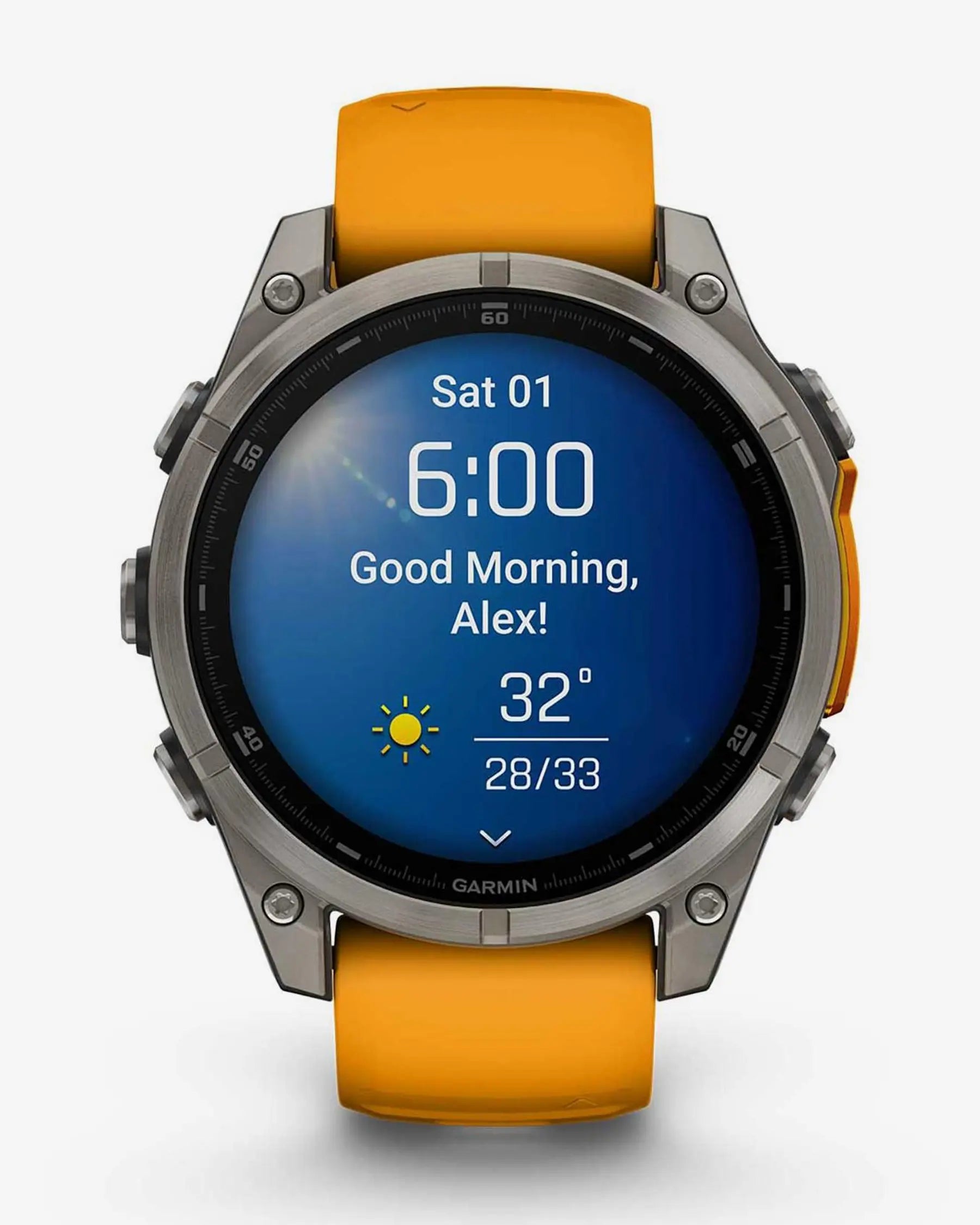 Reloj GPS Garmin Fenix 8 AMOLED Titanio 47mm Zafiro