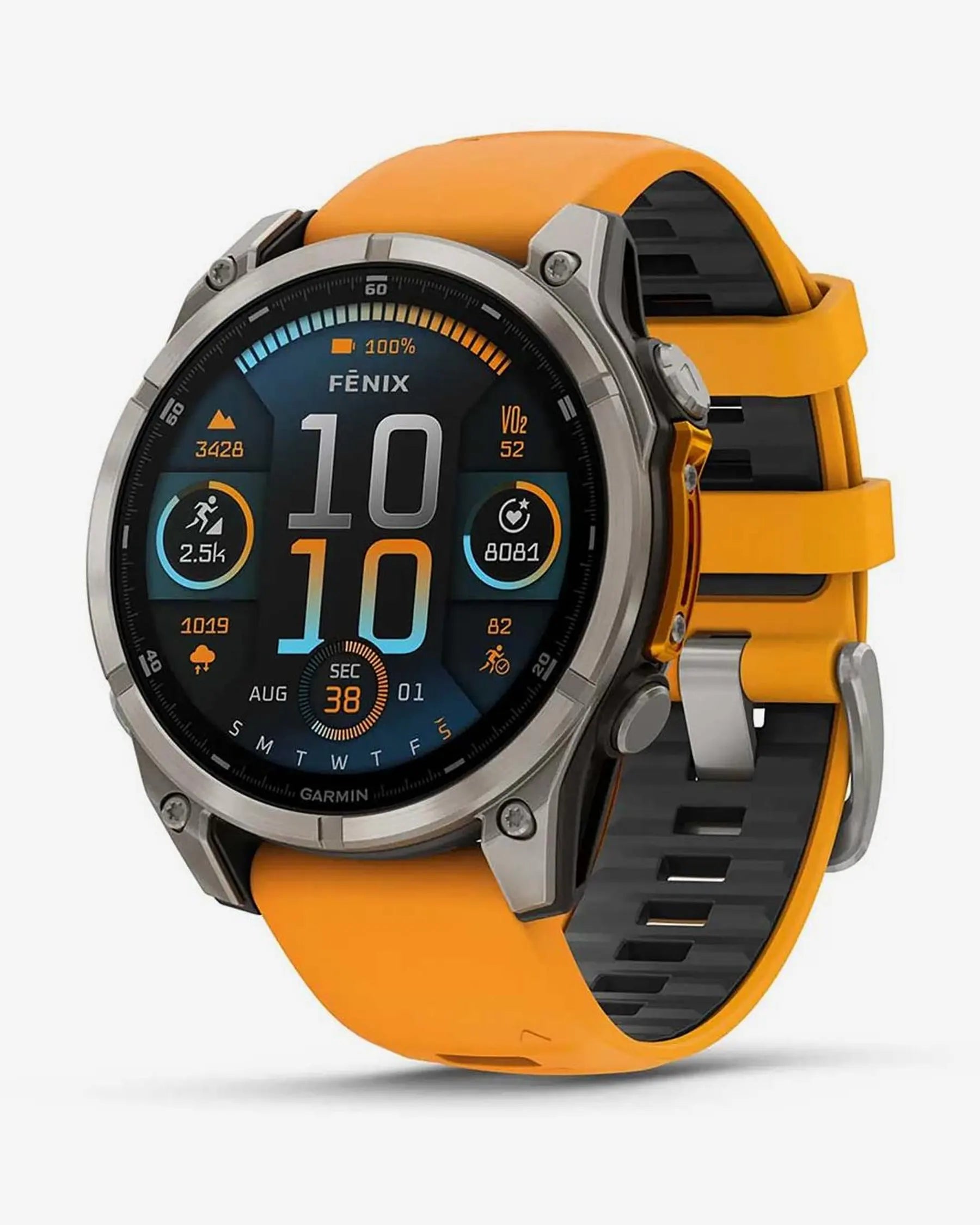 Reloj GPS Garmin Fenix 8 AMOLED Titanio 47mm Zafiro