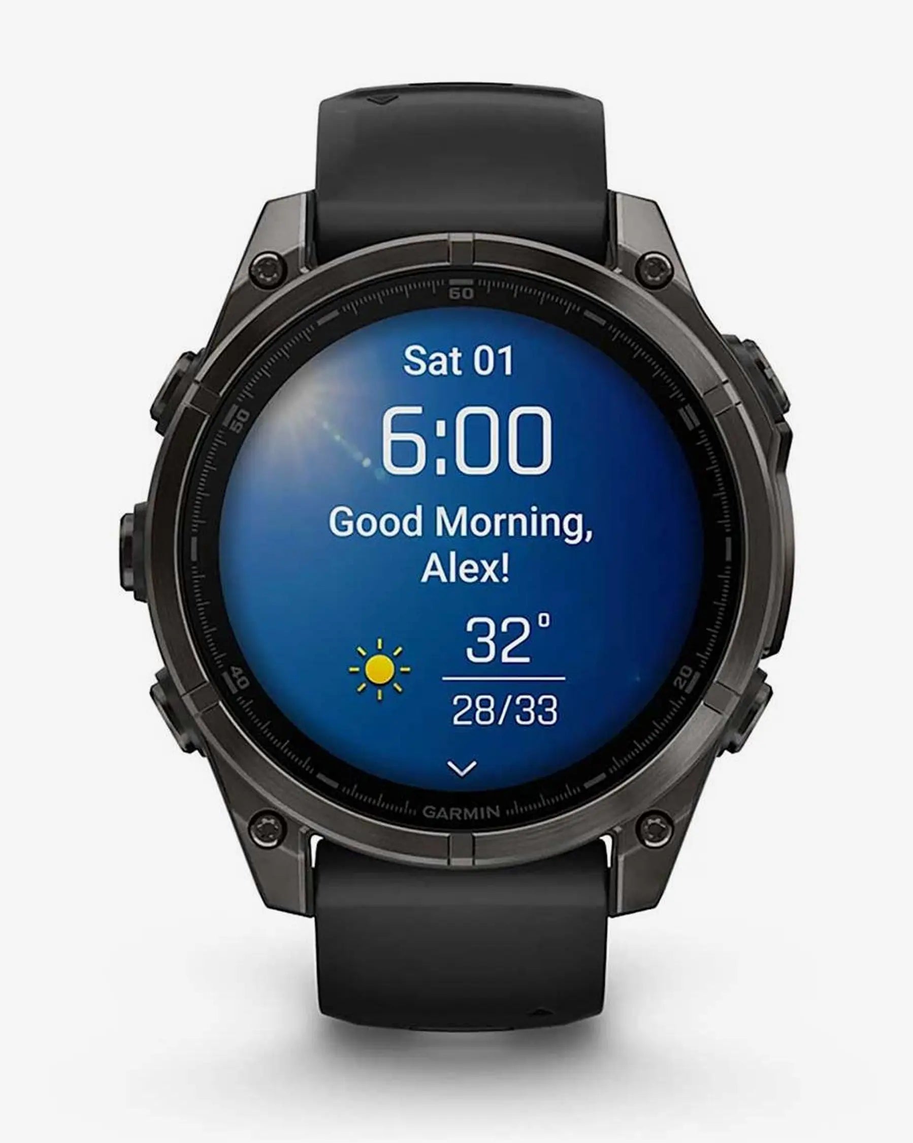 Garmin Fenix 8 AMOLED Zafiro 47mm Titanio Gris