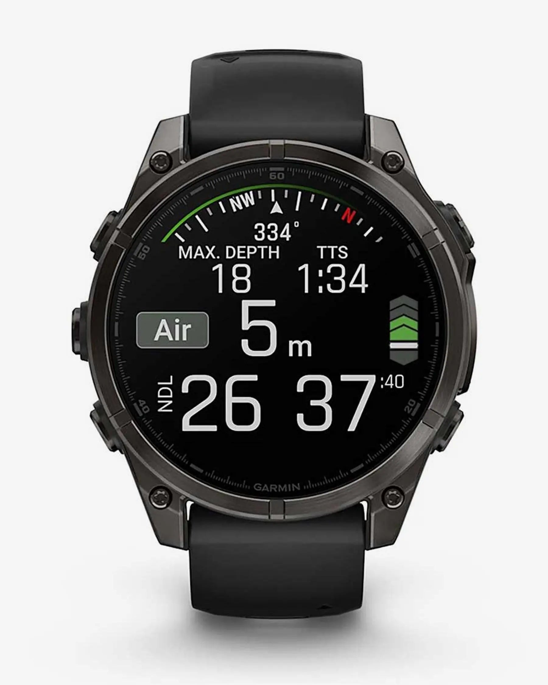 Garmin Fenix 8 AMOLED Zafiro 47mm Titanio Gris