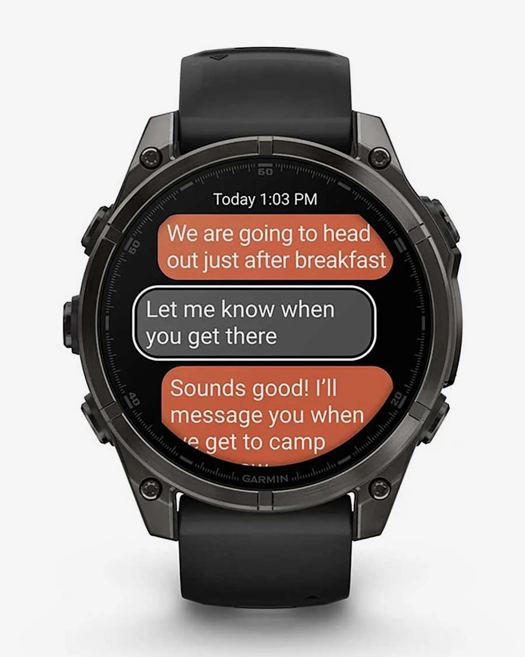 Garmin Fenix 8 AMOLED Zafiro 47mm Titanio Gris