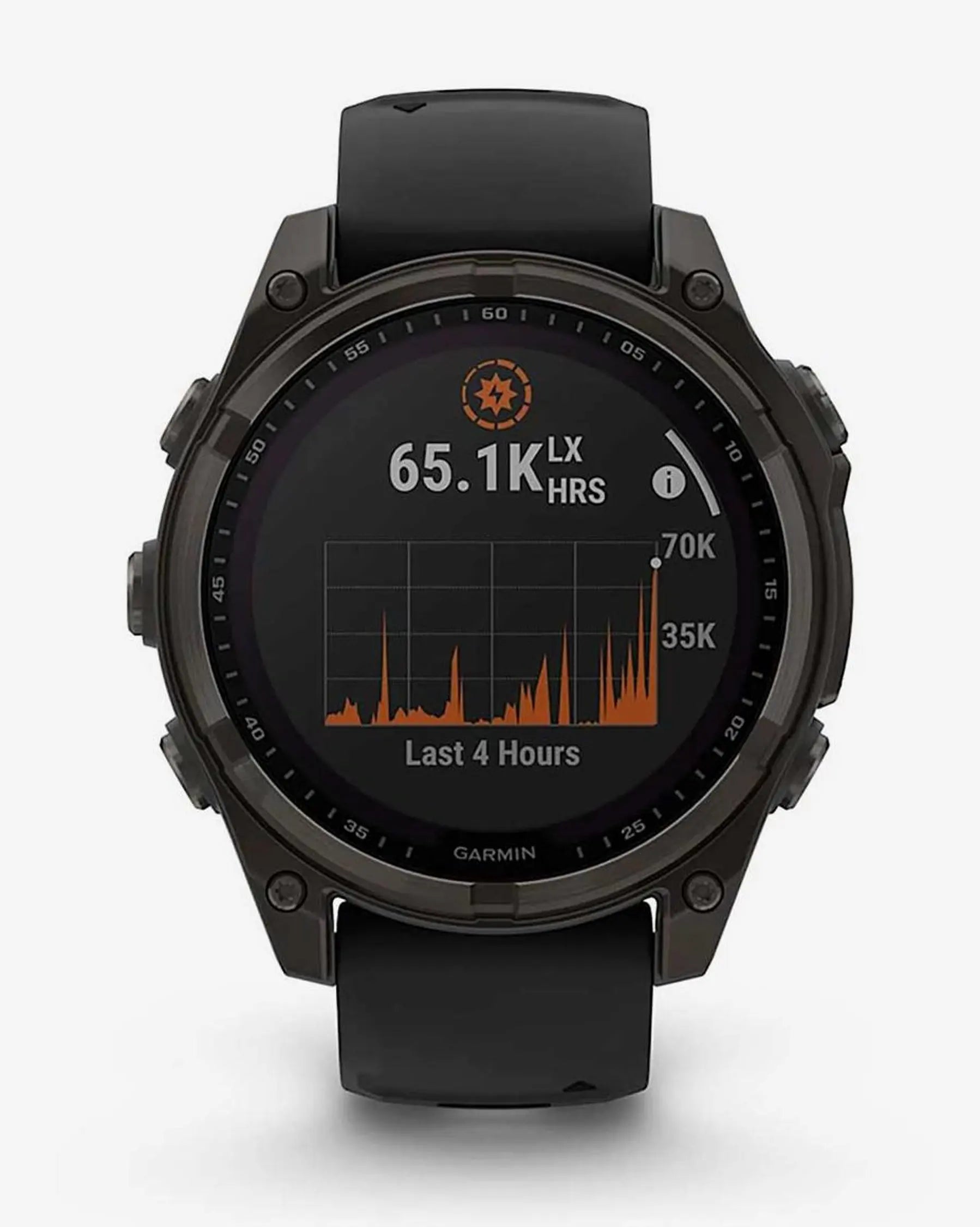 Reloj Garmin Fenix 8 Zafiro Solar 47mm Titanio