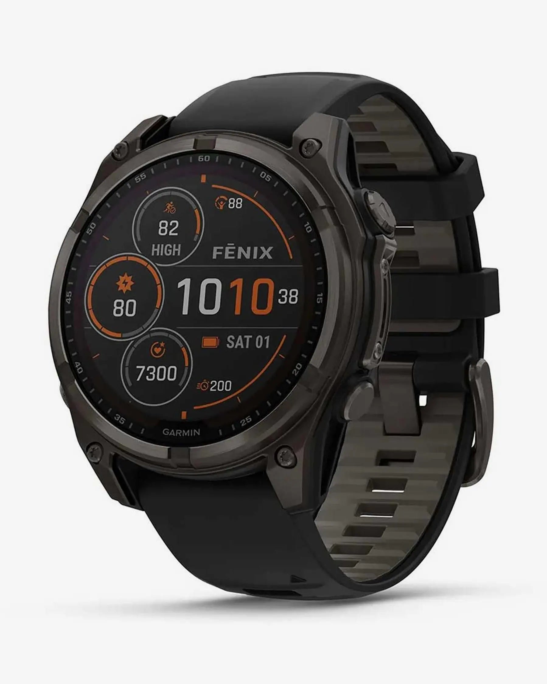 Reloj Garmin Fenix 8 Zafiro Solar 47mm Titanio