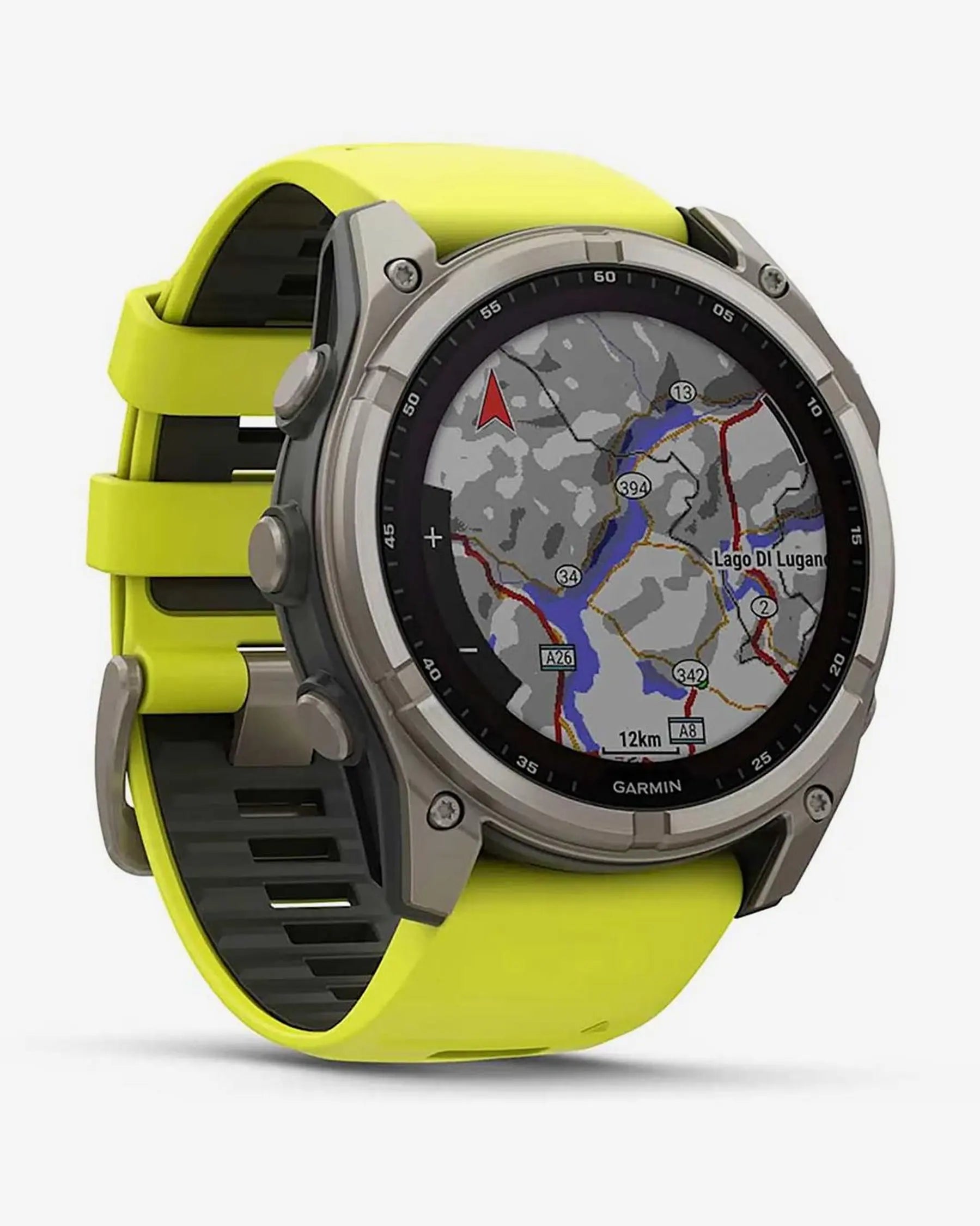Reloj Garmin Fenix 8 Zafiro Solar 51mm Titanio GPS