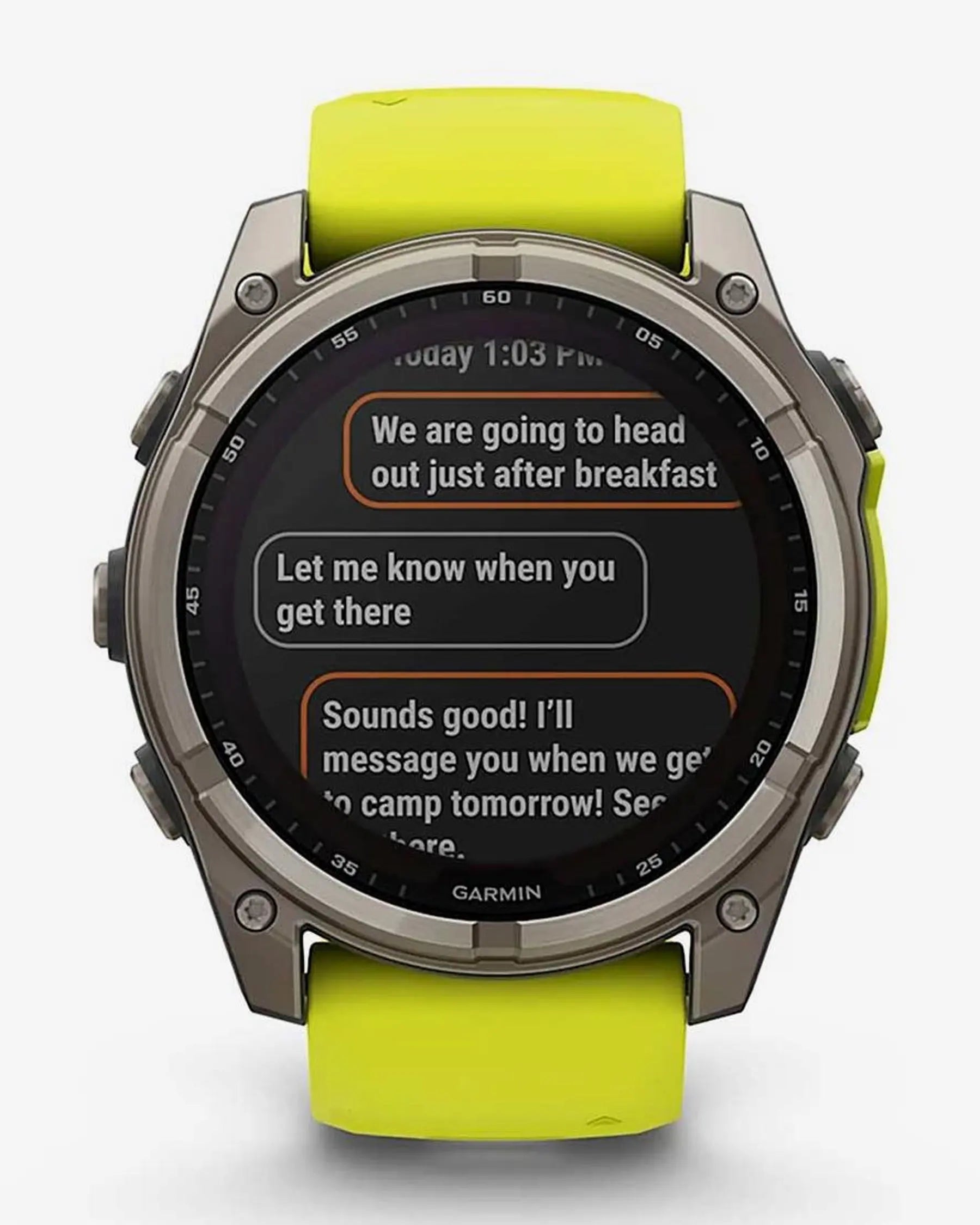 Reloj Garmin Fenix 8 Zafiro Solar 51mm Titanio GPS