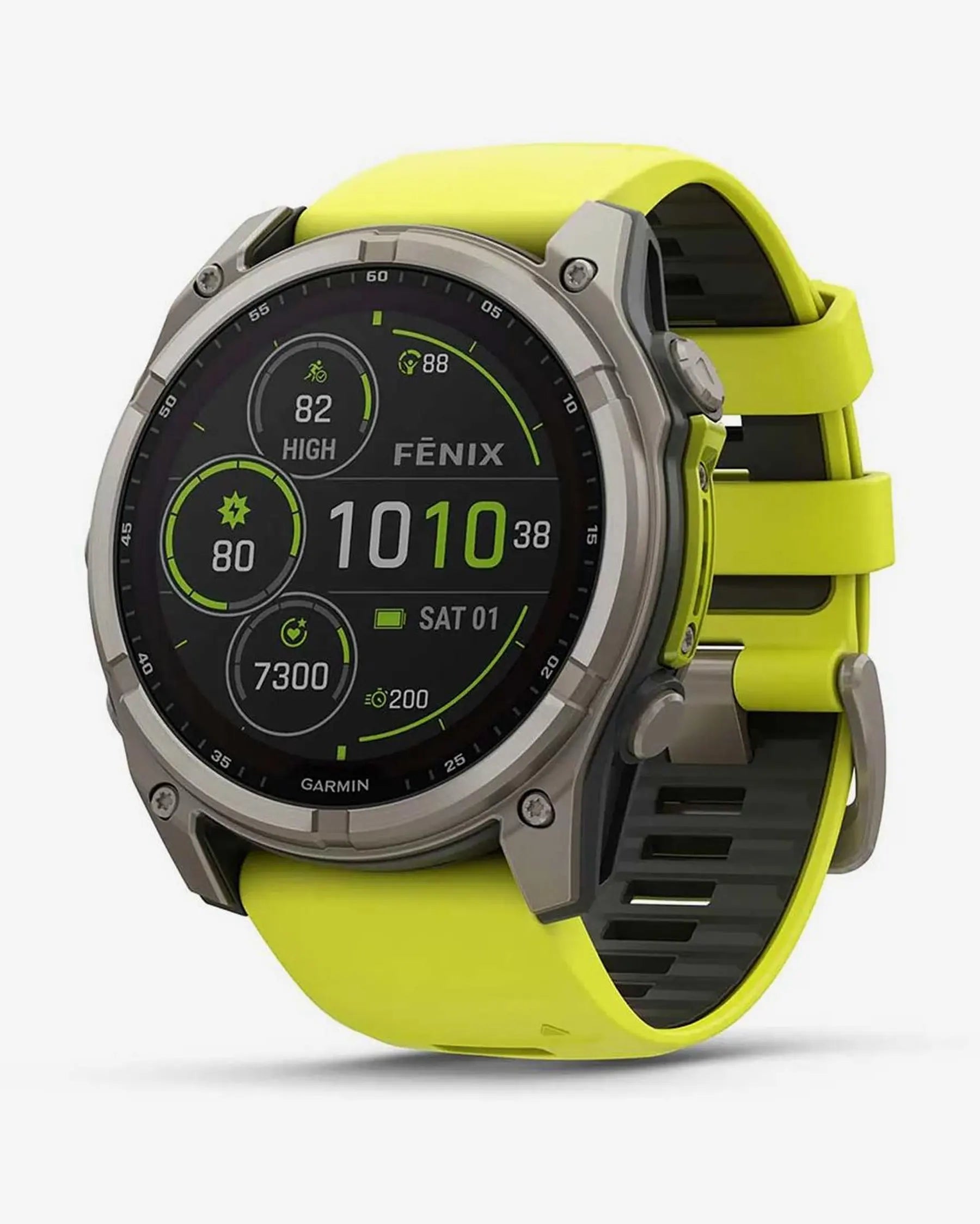 Reloj Garmin Fenix 8 Zafiro Solar 51mm Titanio GPS