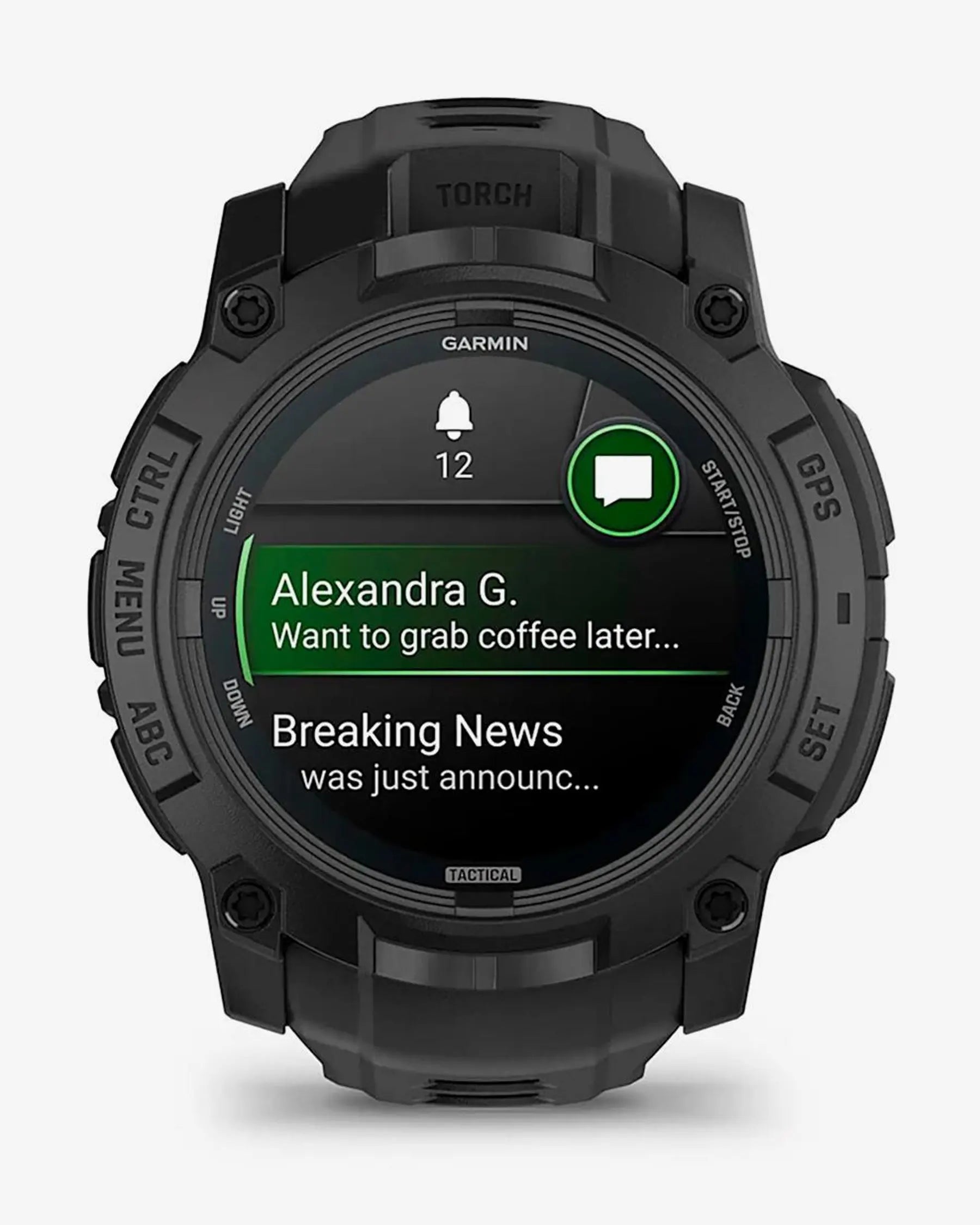 Garmin Instinct 3 AMOLED Tactical GPS Negro 50 mm