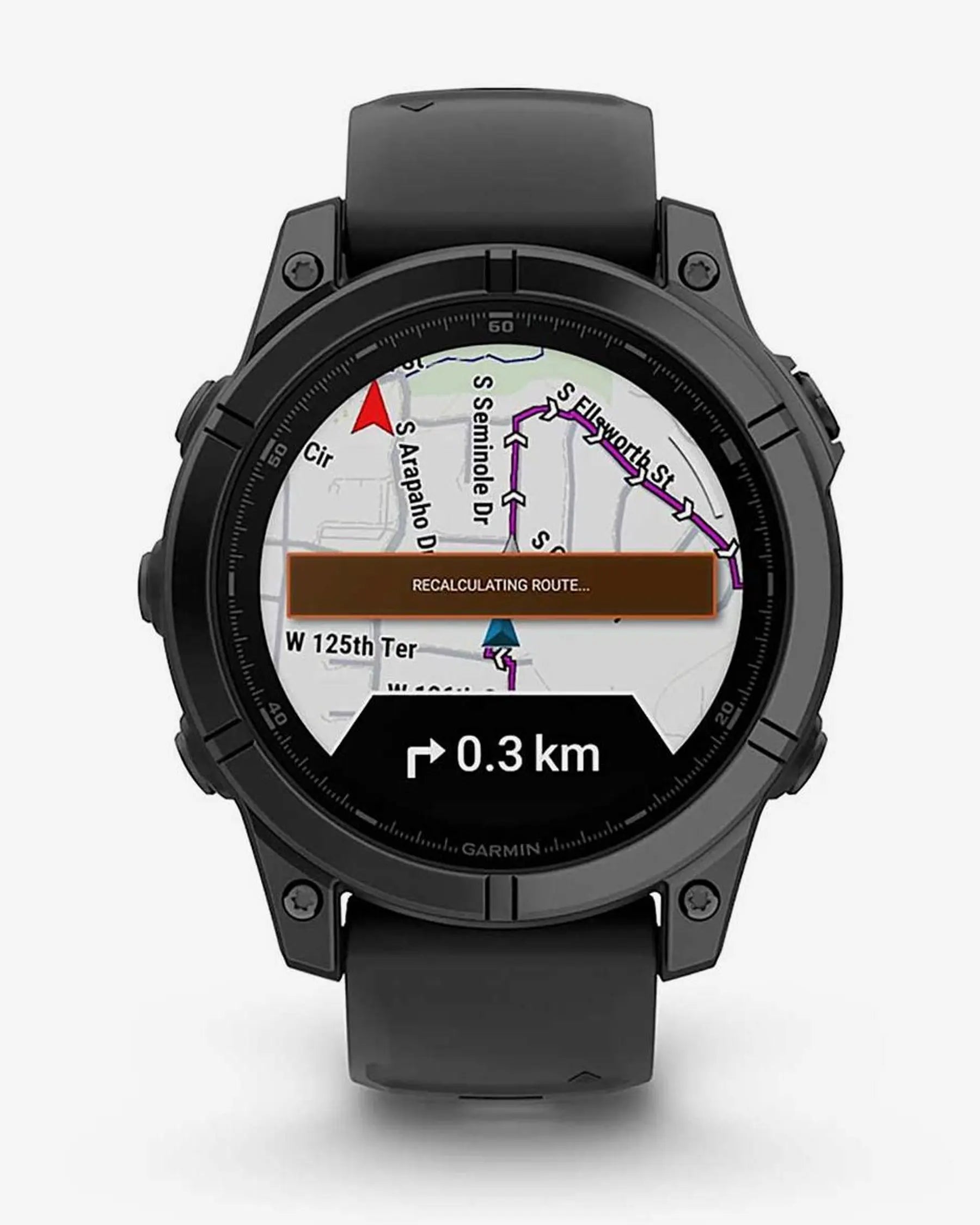 Reloj Garmin Fenix E 47 mm GPS multideporte acero inoxidable
