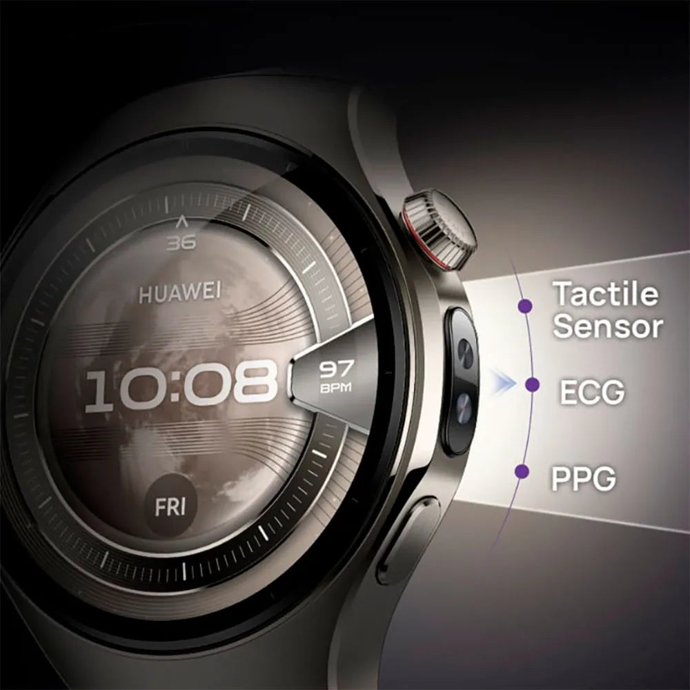 Reloj inteligente Huawei Watch 5 46 mm AMOLED titanio