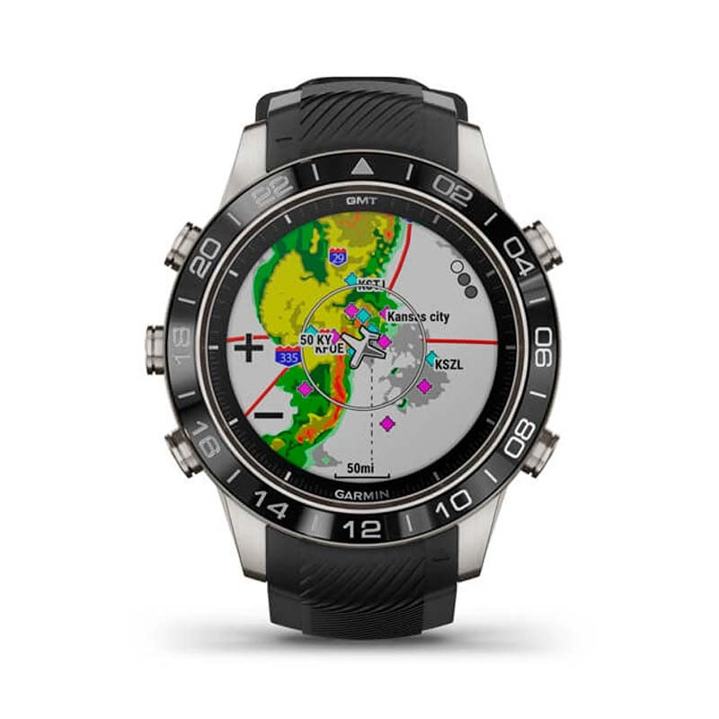 Reloj Garmin MARQ Aviator 46mm Titanio GPS Nuevo