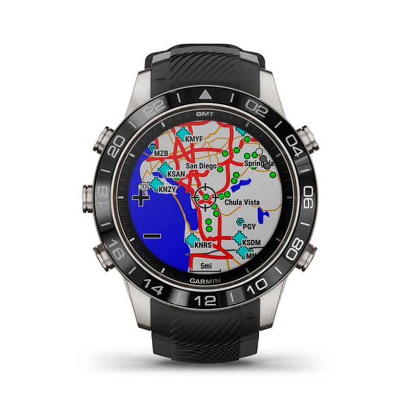 Reloj Garmin MARQ Aviator 46mm Titanio GPS Nuevo